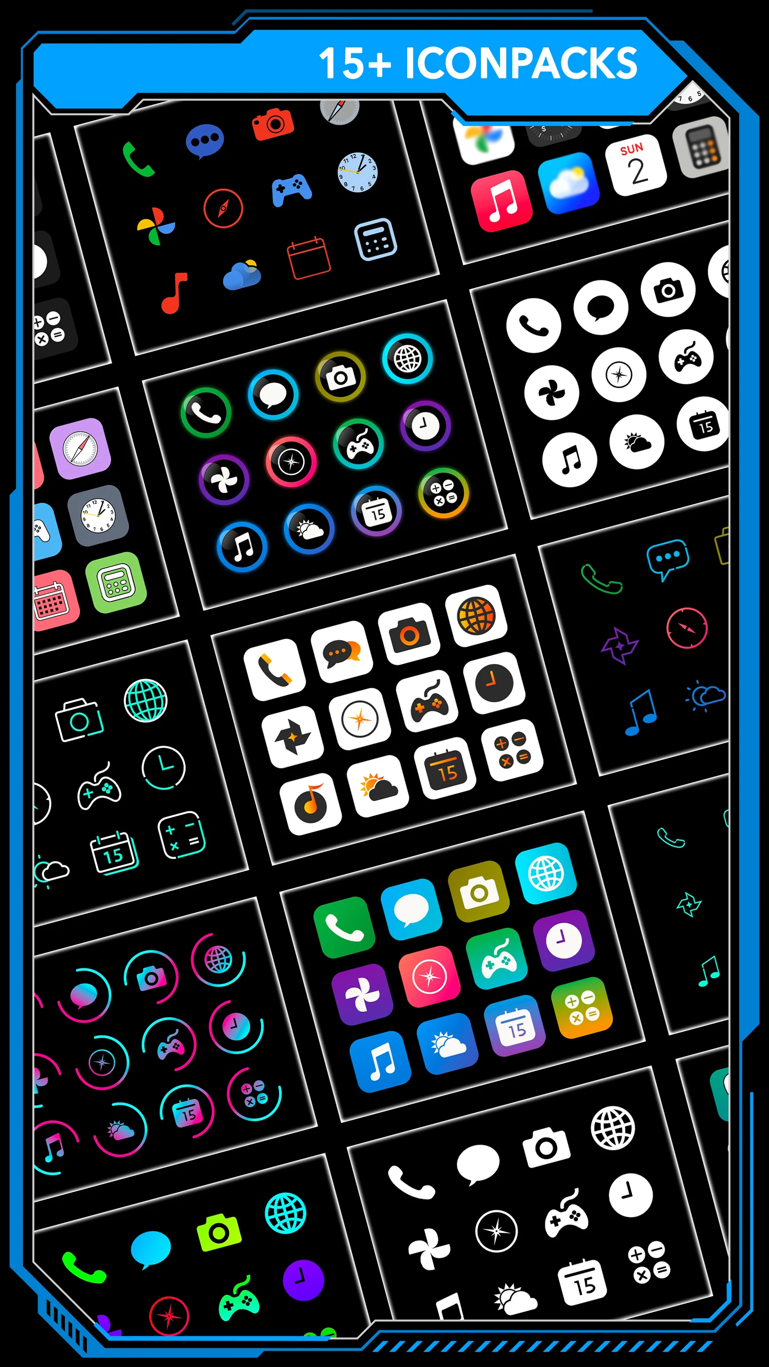 Futuristic Launcher 3 - HiTech screenshot