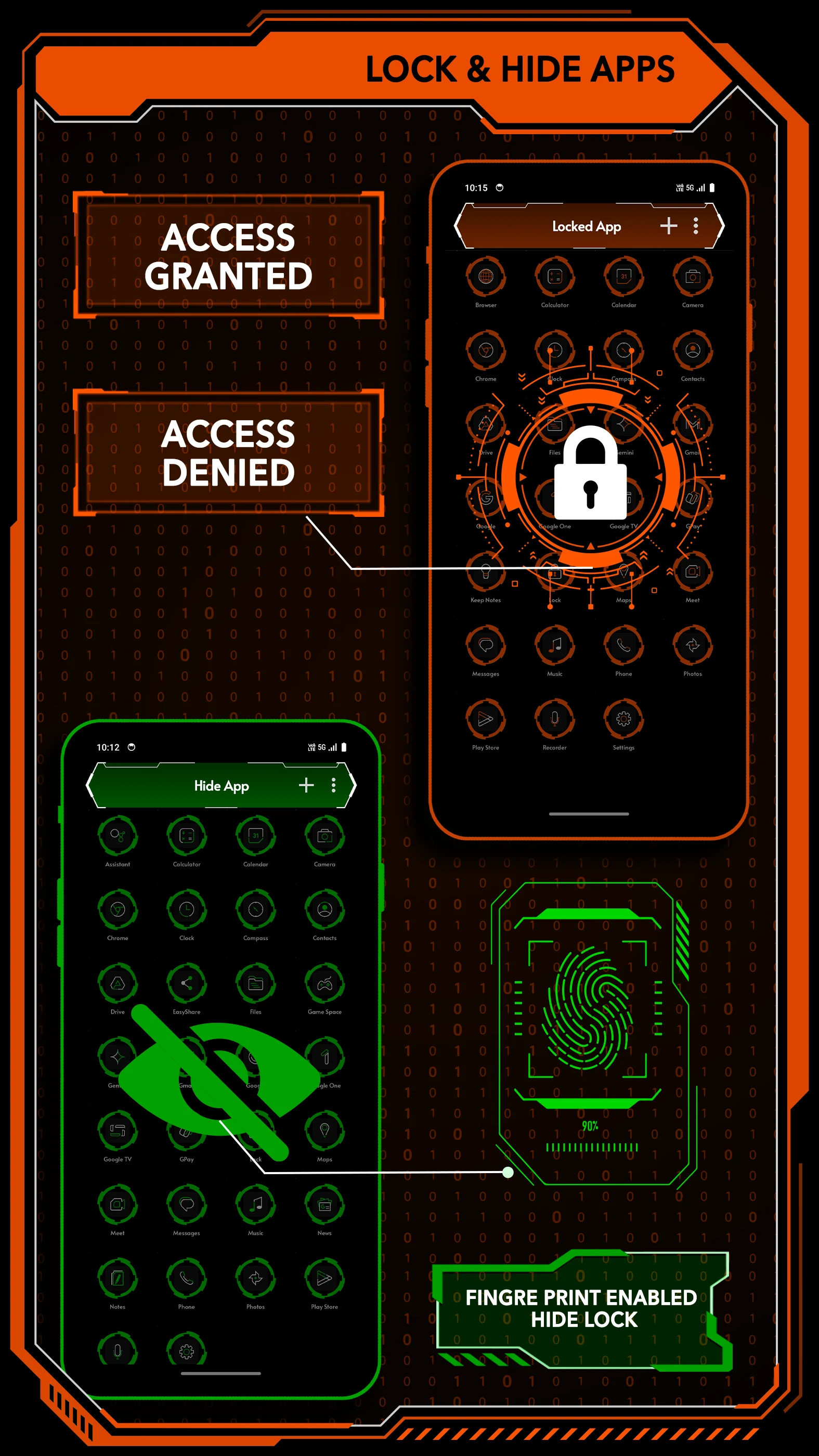 Futuristic Launcher 3 - HiTech screenshot